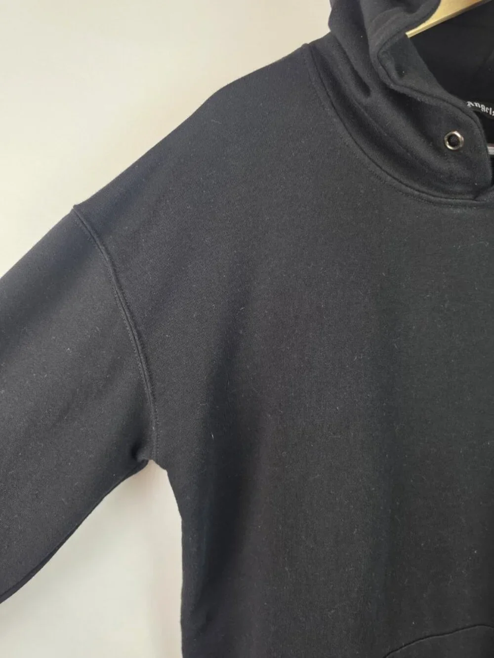 Palm Angels Men's Sweatshirt Hoodie Size XXL Black Roses Fleece Top - Picture 7 of 10